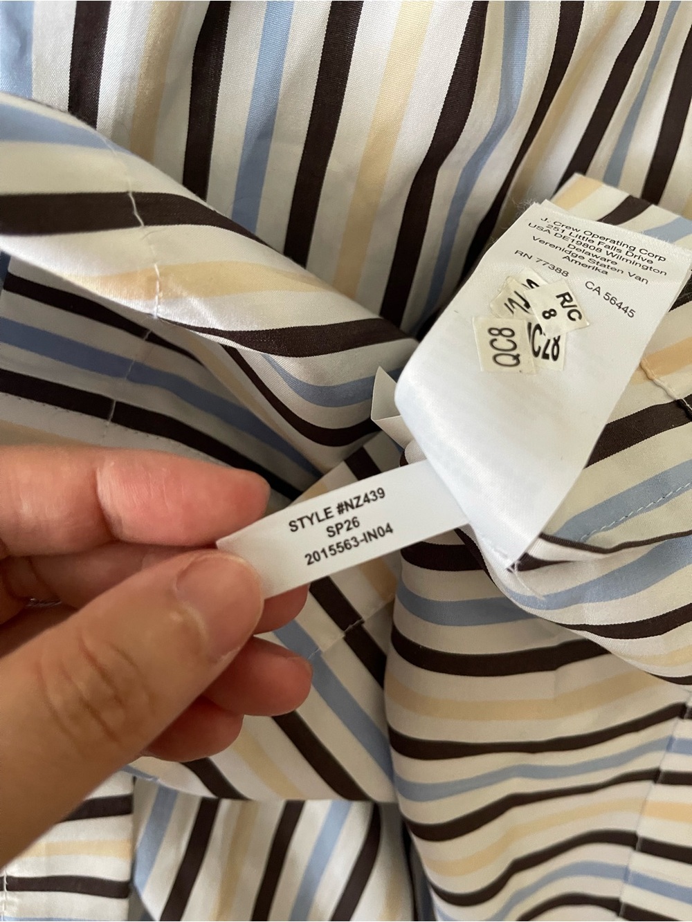 Madewell Tucked Mini Shirtdress Size 8 - Picture 6 of 7